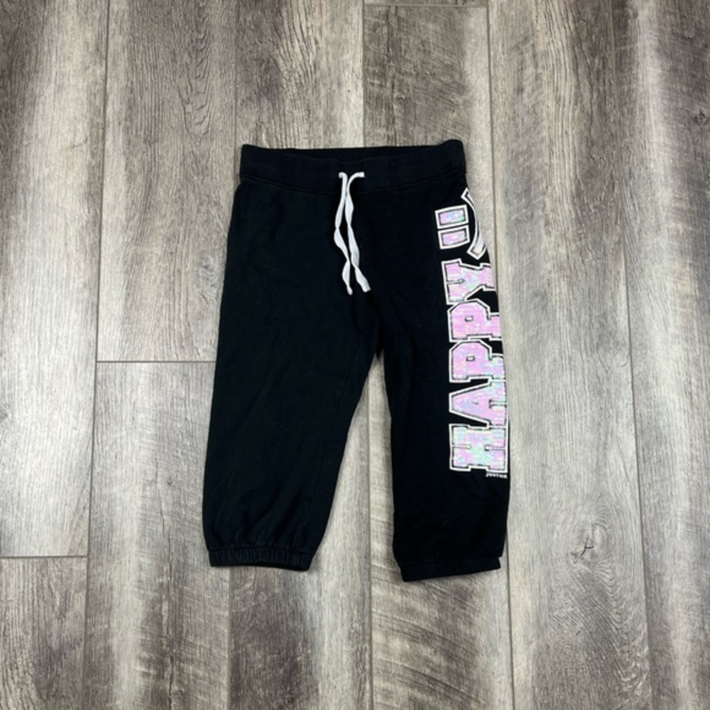 Justice Girls Black Sweatpants‎